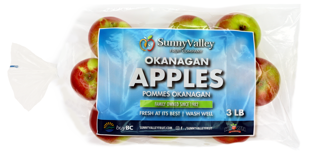 Sunny Valley Fruit Krown BC Apple Bag