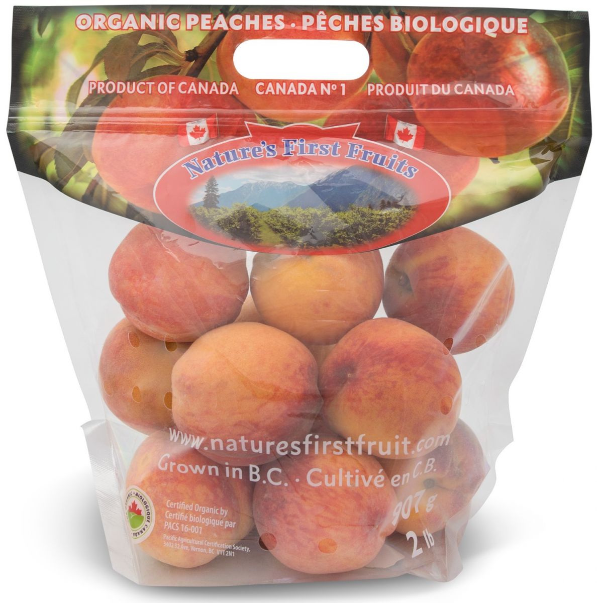 Organic Peach Bag