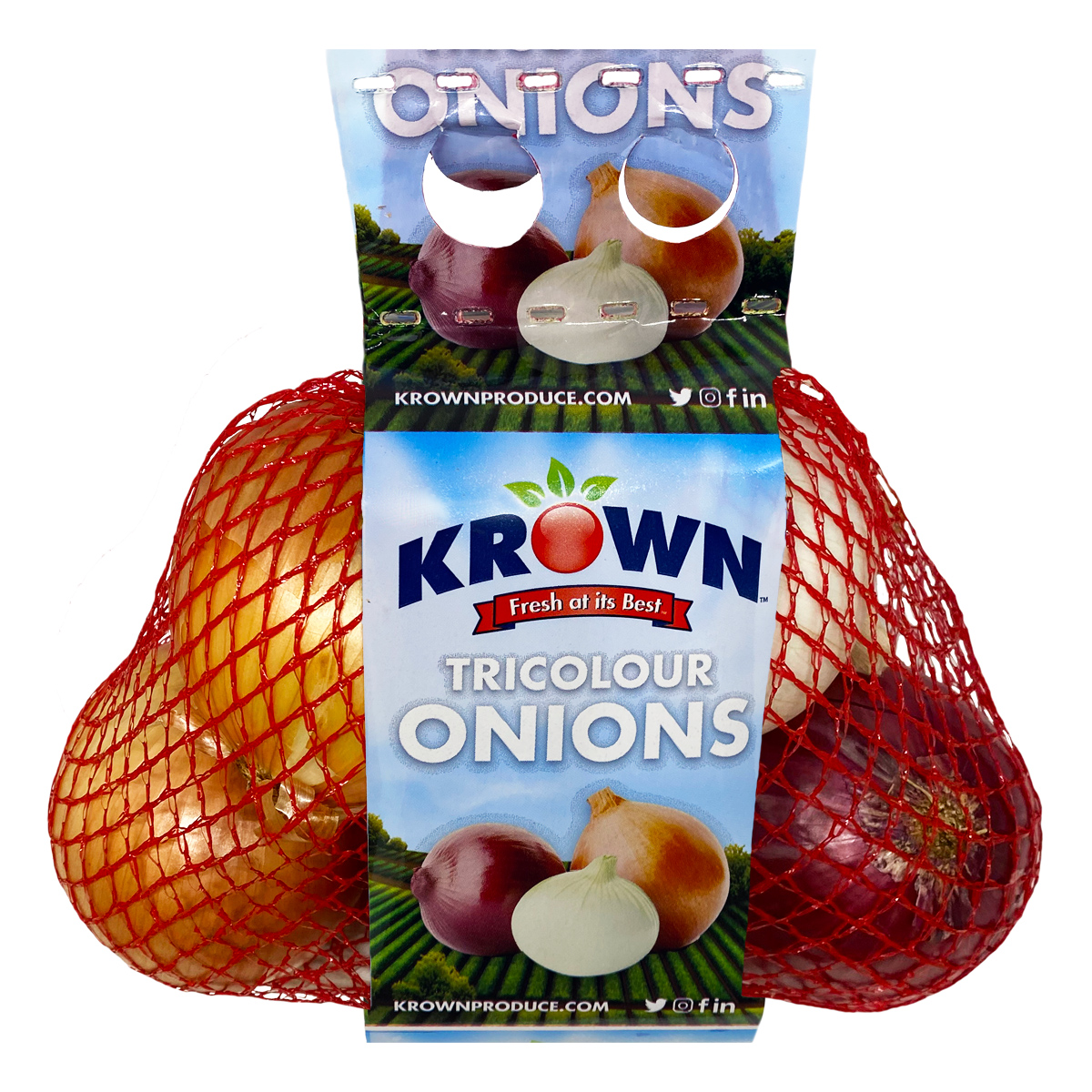 Tri-Coloured Onions