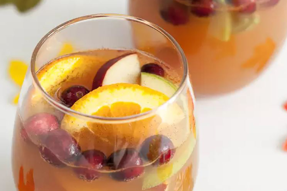 Autumn Punch Mocktail or Cocktail