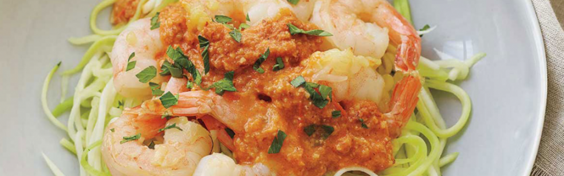 Romesco-Garlic-Shrimp-with-Zucchini-Noodles-Banner
