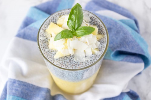 Pineapple Coconut Chia Pudding Banner 2